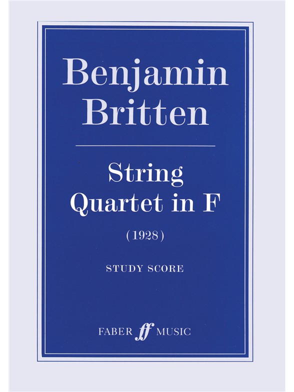 String Quartet In F (Score)