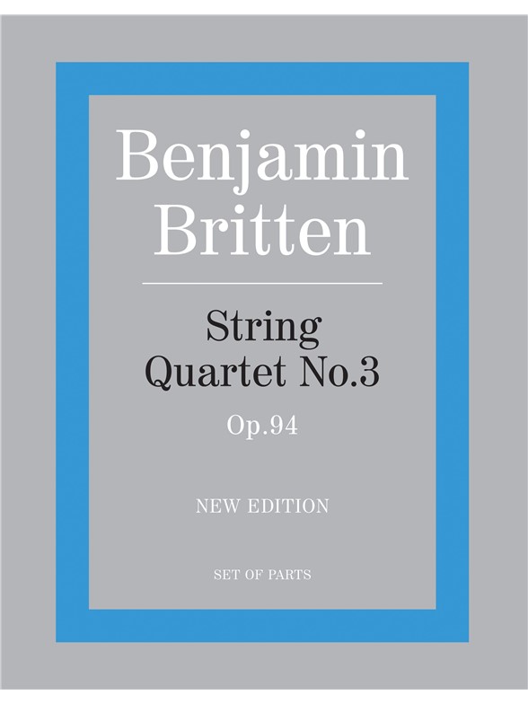 BRITTEN STRING QUARTET NO3 SC