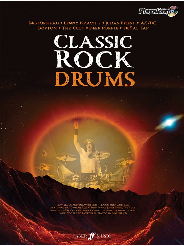 CLASSIC ROCK AUTHENTIC DRUMS PLAYALONG DRUMS BOOK/CD