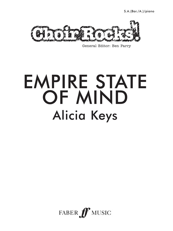 KEYS ALICIA EMPIRE STATE OF MIND SA BOOK