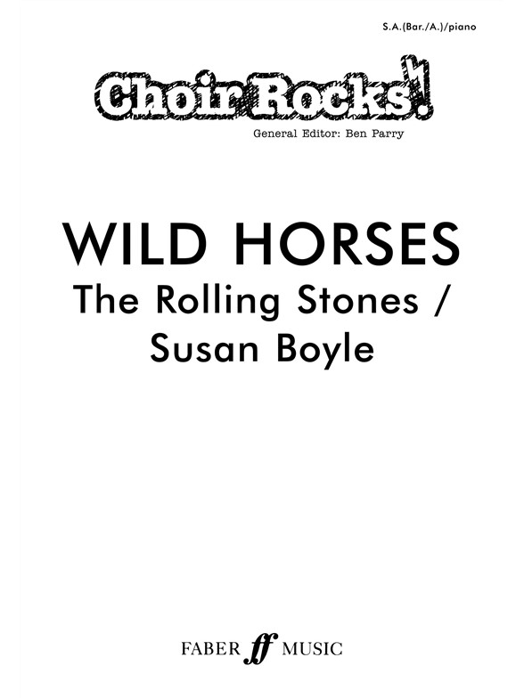 BOYLE SUSAN WILD HORSES SA BOOK