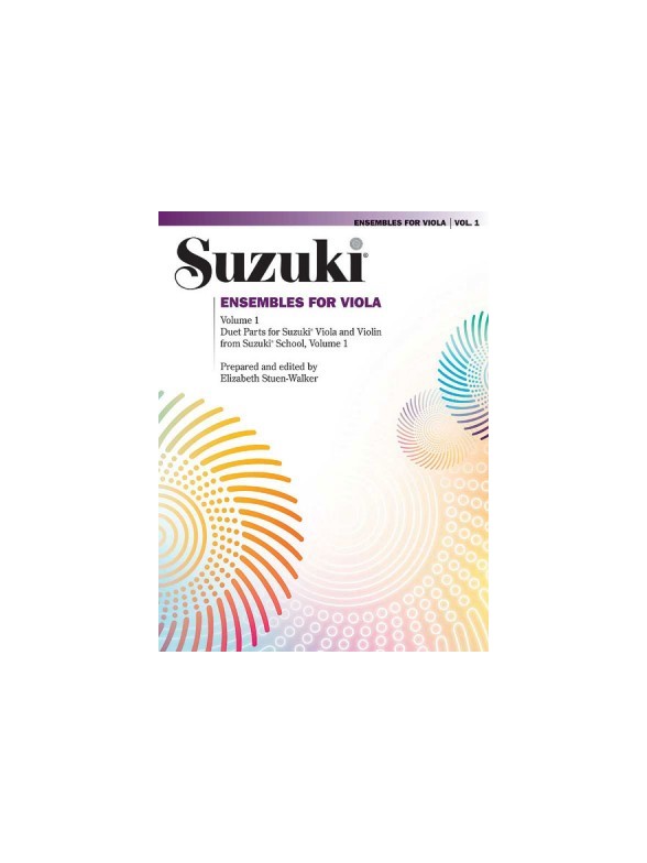 Suzuki Ensembles For Viola Volume 1 Viola Duet Book