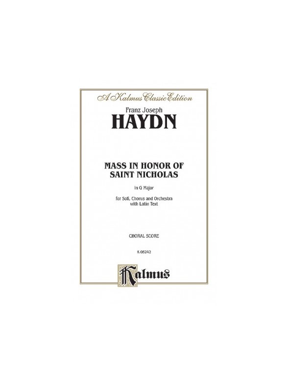 Haydn St Nicholas Mass Satb Vs