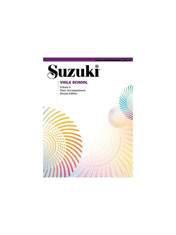 Suzuki Viola School Vol 6 Rev Pfa Bk
