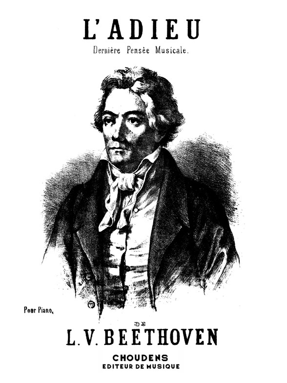 BEETHOVEN ADIEU DERNIÈRE PENSÉE MUSICALE PIANO
