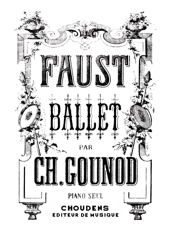 GOUNOD FAUST BALLET PIANO