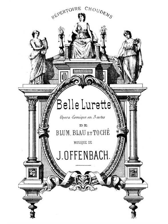 OFFENBACH BELLE LURETTE CHANT ET PIANO