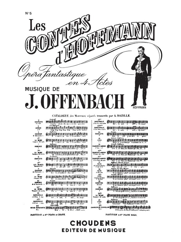 OFFENBACH CONTES D'HOFFMANN (LES) N° 5 CHANSON DE KLEINZACH IL ÉTAIT U