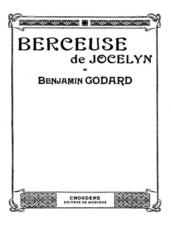 GODARD JOCELYN-BERCEUSE PIANO