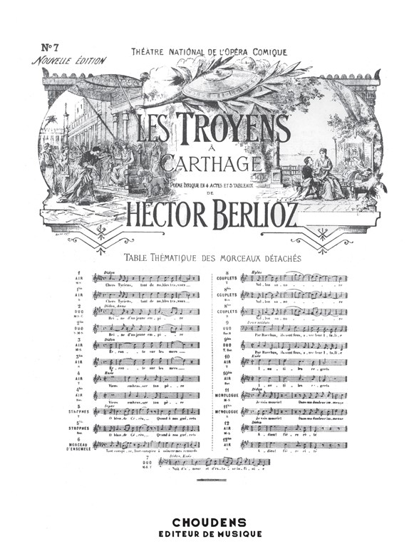 BERLIOZ TROYENS À CARTHAGE (LES) N° 7 DUO NUIT D'AMOUR ET D'EXTASE MEZ