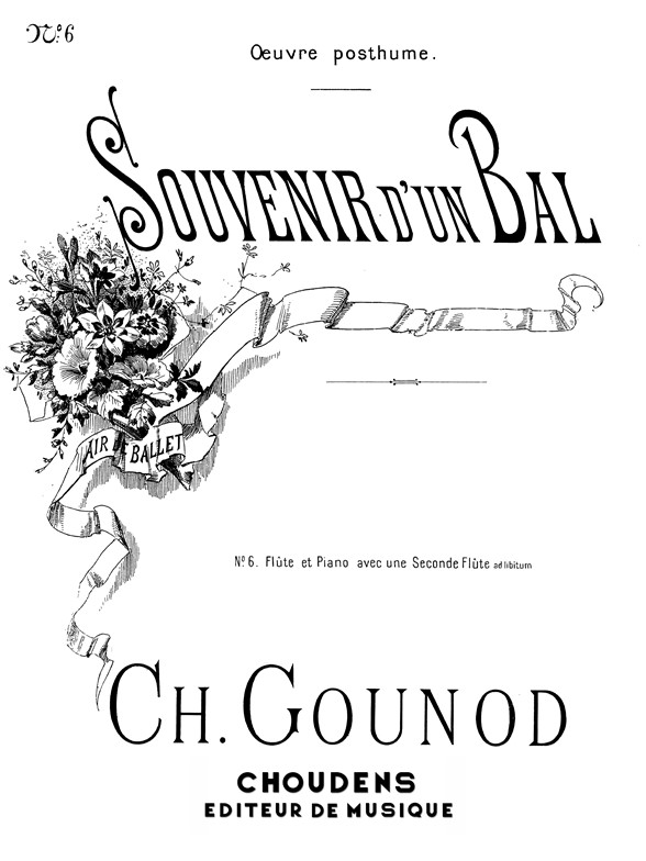 GOUNOD SOUVENIR D'UN BAL 2 FL PF