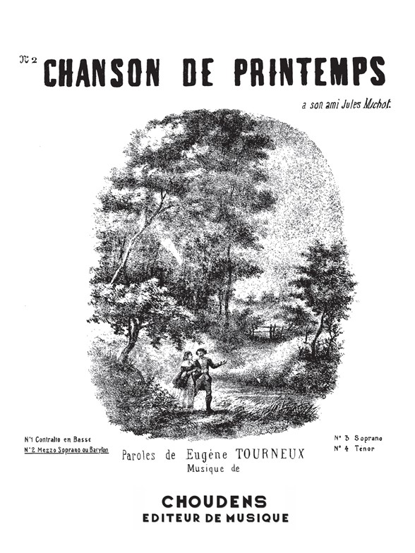 GOUNOD CHANSON DE PRINTEMPS N2 MS-B