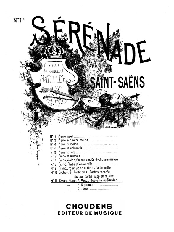 SAINT-SAËNS SÉRÉNADE N11A M-S/BAR VS