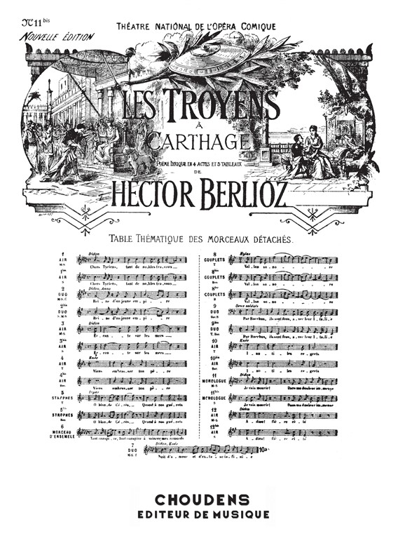 BERLIOZ TROYENS À CARTHAGE (LES) N° 11BIS MONOLOGUE DE DIDON JE VAIS M