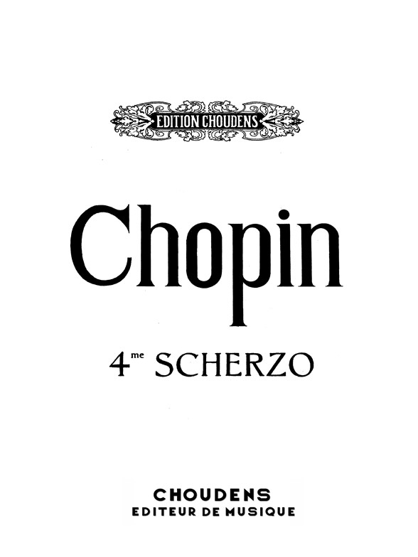 CHOPIN SCHERZO N4 PF