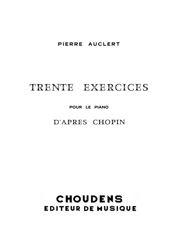AUCLERT TRENTE EXERCISES PF