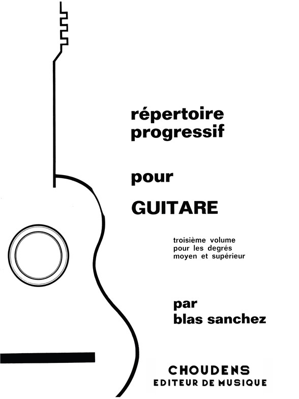 SANCHEZ RÉPERTOIRE PROGRESSIF GUITARE