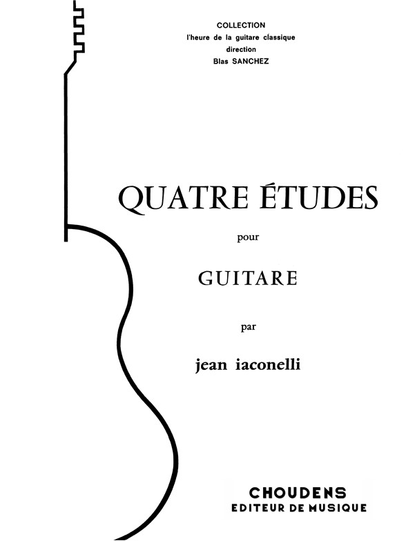 IACONELLI QUATRE ETUDES GUITAR