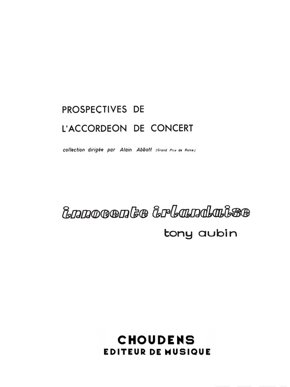 AUBIN INNOCENTE IRLANDAISE ACCORDÉON