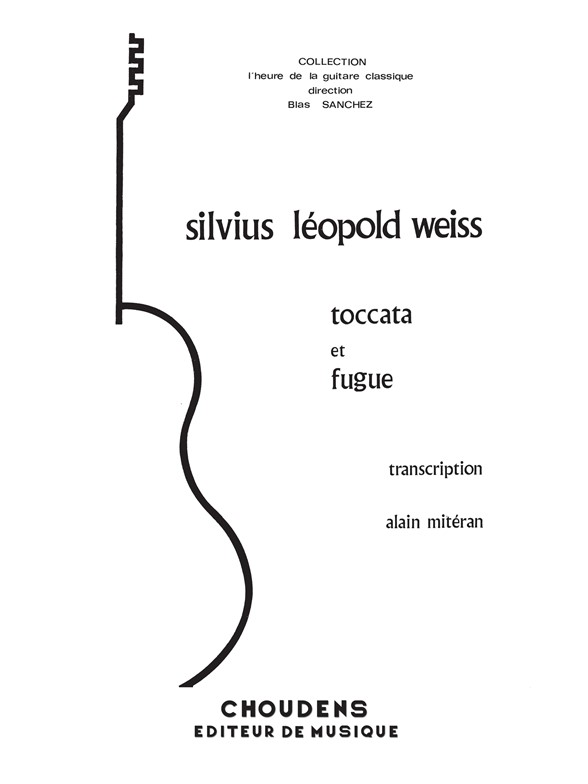 WEISS TOCCATA ET FUGUE GUITARE