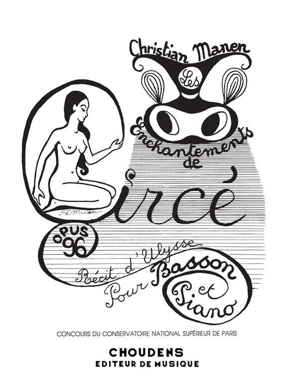 MANEN ENCHANTEMENTS DE CIRCÉ (LES) OPUS 96 BASSON ET PIANO