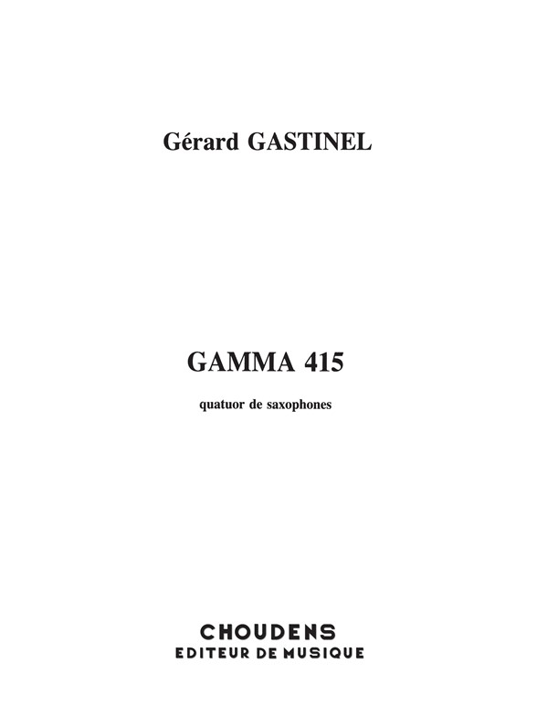 GASTINEL GAMMA 415 SAXOPHONE (4)