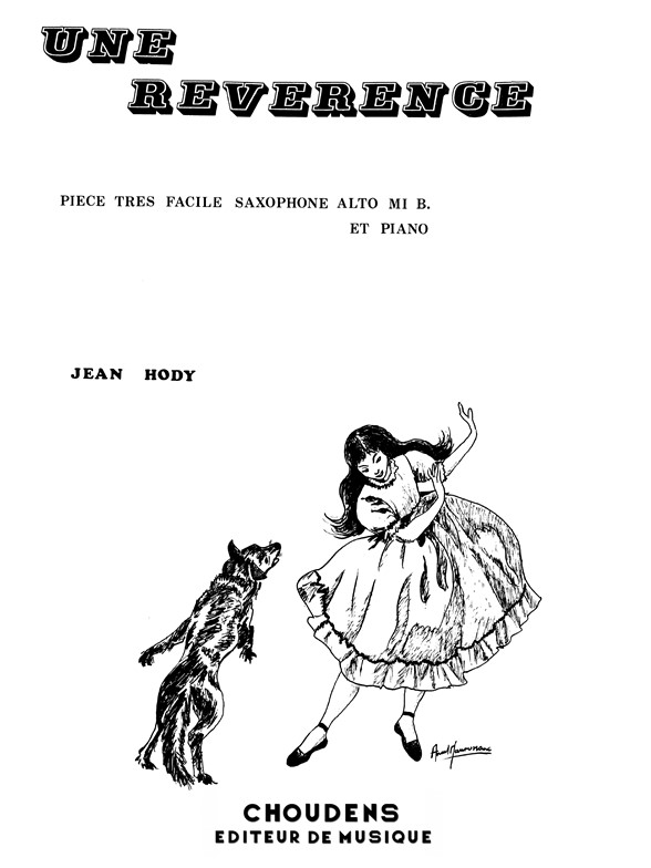HODY RÉVÉRENCE SAXOPHONE MIB ET PIANO