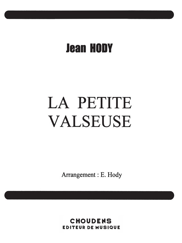 HODY PETITE VALSEUSE (LA) SAXOPHONE MIB ET PIANO