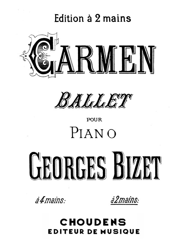 BIZET Carmen Ballet Piano