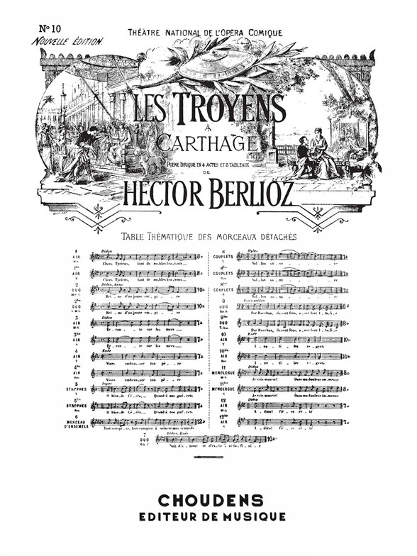 BERLIOZ TROYENS À CARTHAGE (LES) N° 10 AIR INUTILES REGRETS TÉNOR CHAN