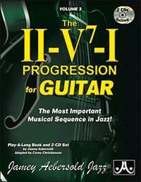 Aebersold Jamey Volume 3 The Ii/V7/I Progression For Guitar Book/2cd