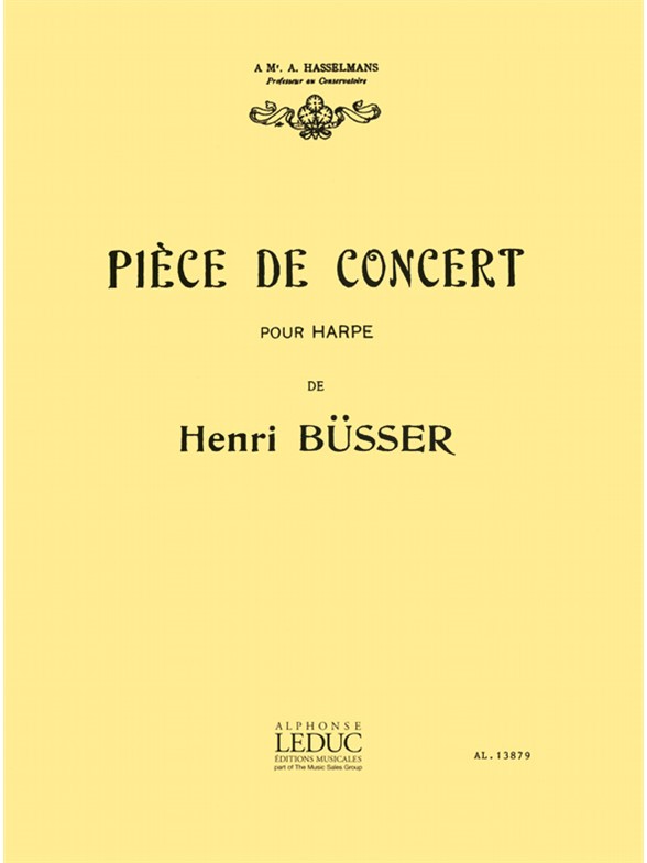 Henri Büsser: Pièce De Concert (Harp Solo)