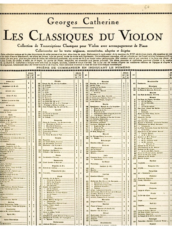 Jean-Jacques Rousseau: Air tendre et Gavotte (Classiques No.134) (Violin & Piano)