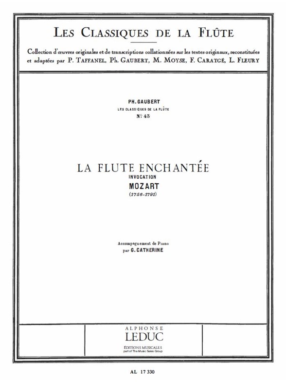 Wolfgang Amadeus Mozart: Invocation (Classiques No.43) (Flute & Piano)