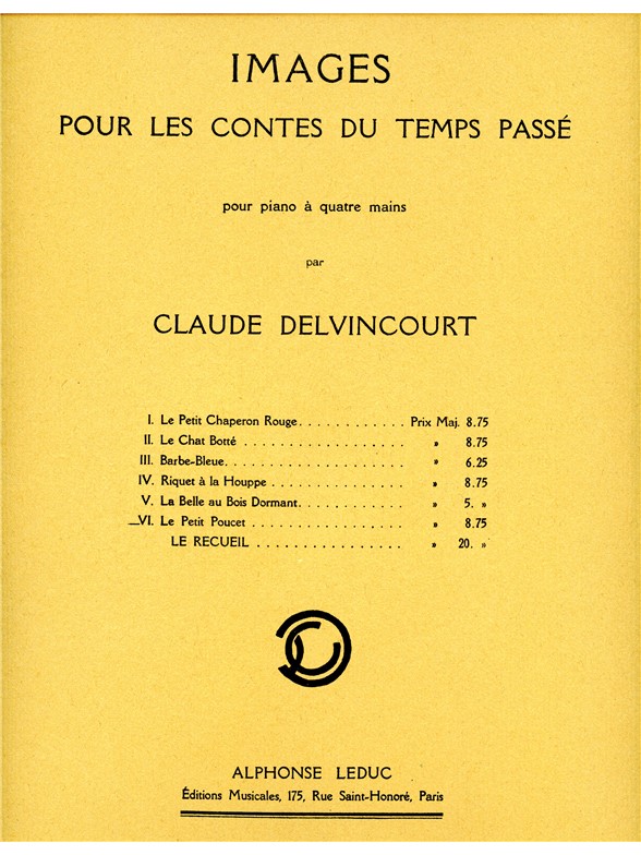 Claude Delvincourt: Le Petit Poucet (Piano Duet)
