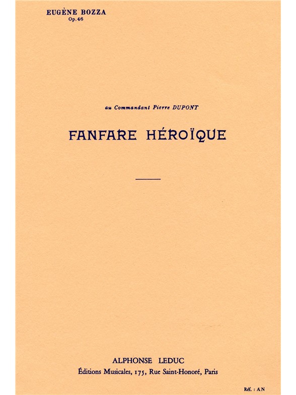 Eugène Bozza: Fanfare héroïque Op.46 (Ensemble-Brass 8 or more)