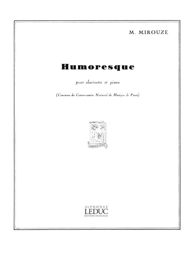 Marcel Mirouze: Humoresque (Clarinet & Piano)