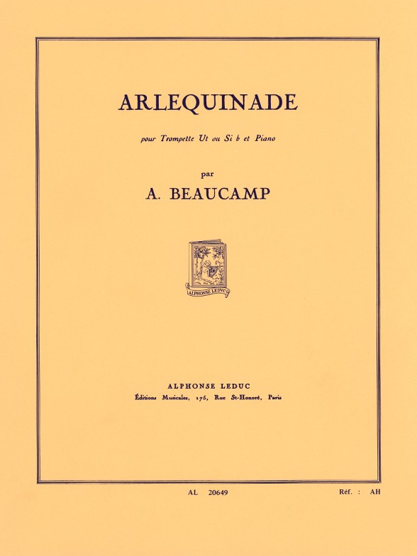 Albert Beaucamp: Arlequinade (Trumpet & Piano)