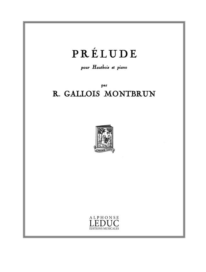 Raymond Gallois-Montbrun: Prélude (Oboe & Piano)