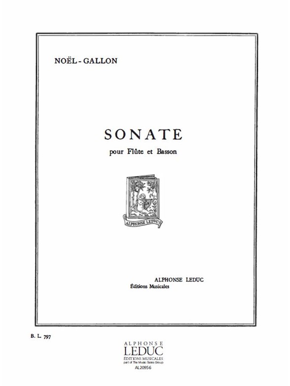 Noël-Gallon: Sonate (Flute & Bassoon)