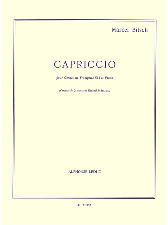 Marcel Bitsch: Capriccio (Bb) (Trumpet & Piano)