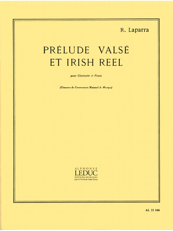 Raoul Laparra: Prélude valsé et Irish Reel (Clarinet & Piano)