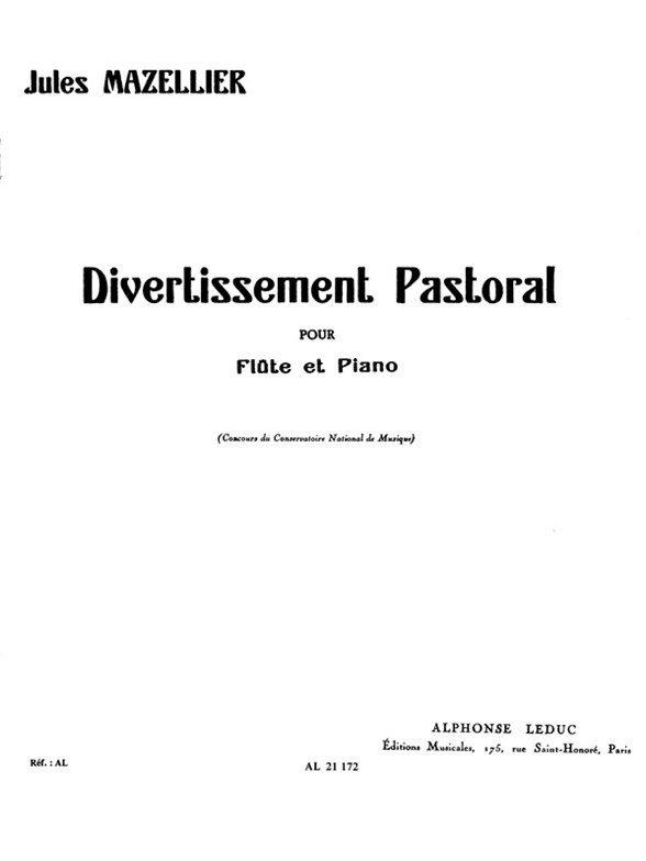 Jules Mazellier: Divertissement pastoral (Flute & Piano)