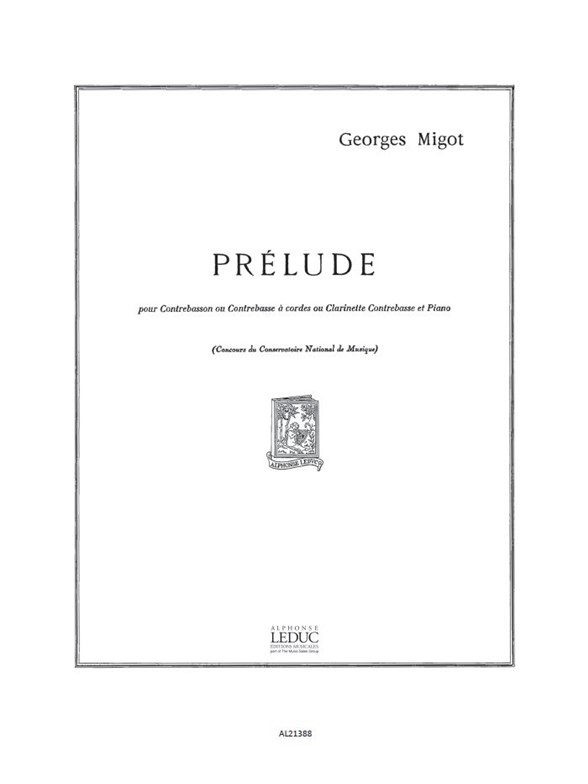 Georges Migot: Prélude (Bassoon-Contra)