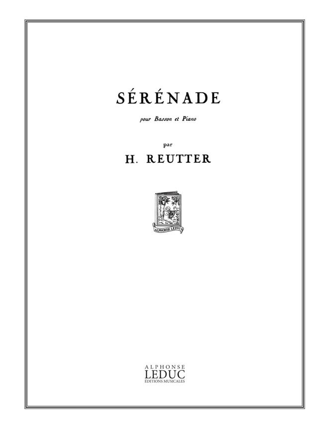 Hermann Reutter: Sérénades (Bassoon & Piano)