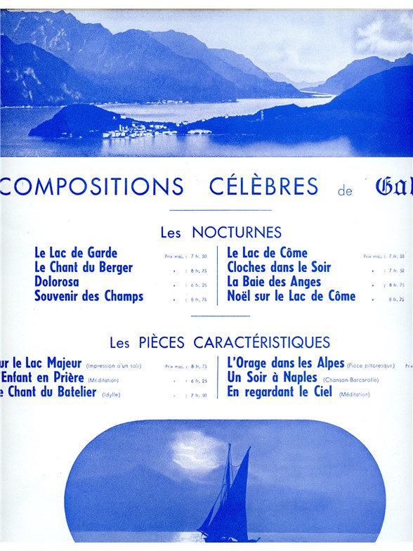 Marie-Cécile Galos: Souvenir des Champs (Piano solo)