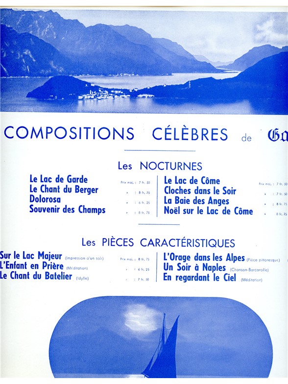 Marie-Cécile Galos: Le Lac de Garde (Piano solo)