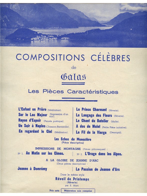 Marie-Cécile Galos: Au Matin sur les Cîmes (Piano solo)