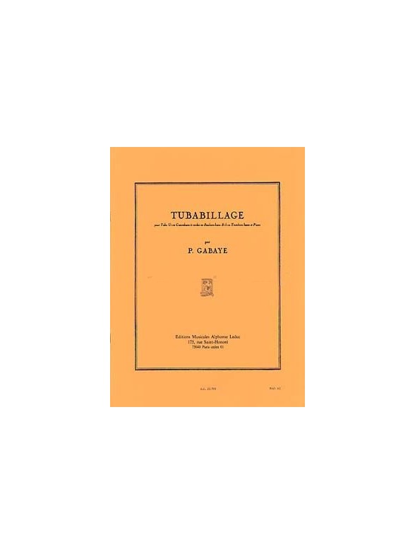 Pierre Gabaye: Tubabillage (Tuba and Piano)
