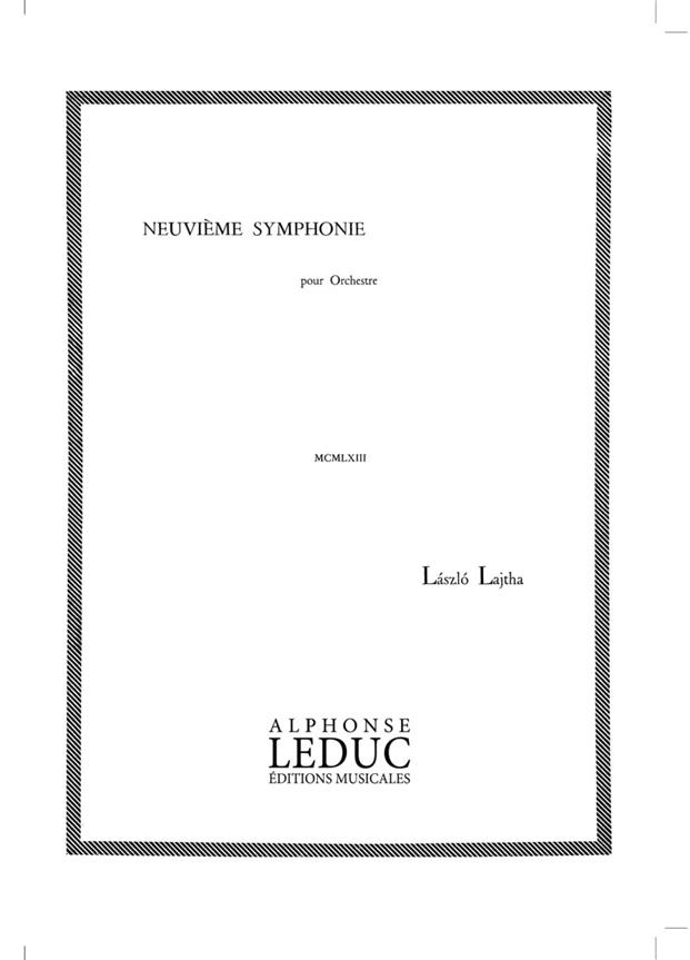 Laszlo Lajtha: Symphonie No.9, Op.67 (Orchestra)